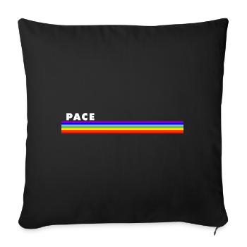 Rythme - Housse de coussin décorative 45 x 45 cm - noir - Devant