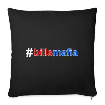 Büffel-Mafia - Sofakissenbezug 45 x 45 cm - Schwarz - Vorne
