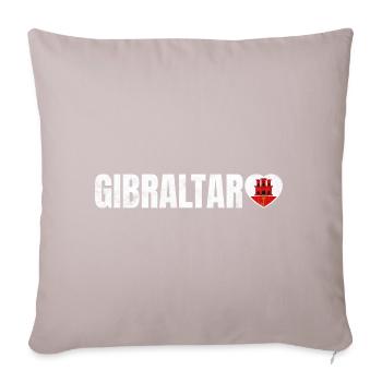 Gibraltar - Housse de coussin décorative 45 x 45 cm - taupe clair - Devant