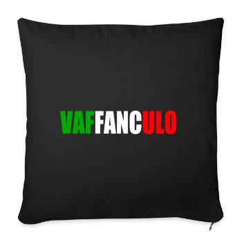 Vaffanculo - Housse de coussin décorative 45 x 45 cm - noir - Devant