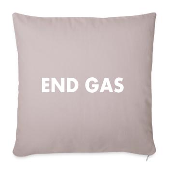 End gas - Sofa pillowcase 17,3'' x 17,3'' (45 x 45 cm) - light taupe - Front
