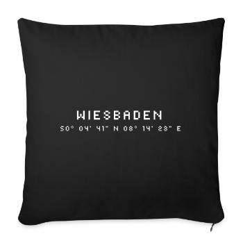 Coordonnées Wiesbaden - Housse de coussin décorative 45 x 45 cm - noir - Devant
