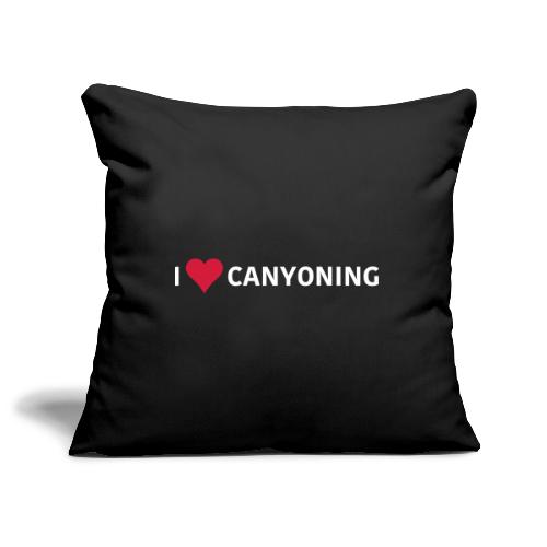 I Love Canyoning - Sofakissenbezug 44 x 44 cm