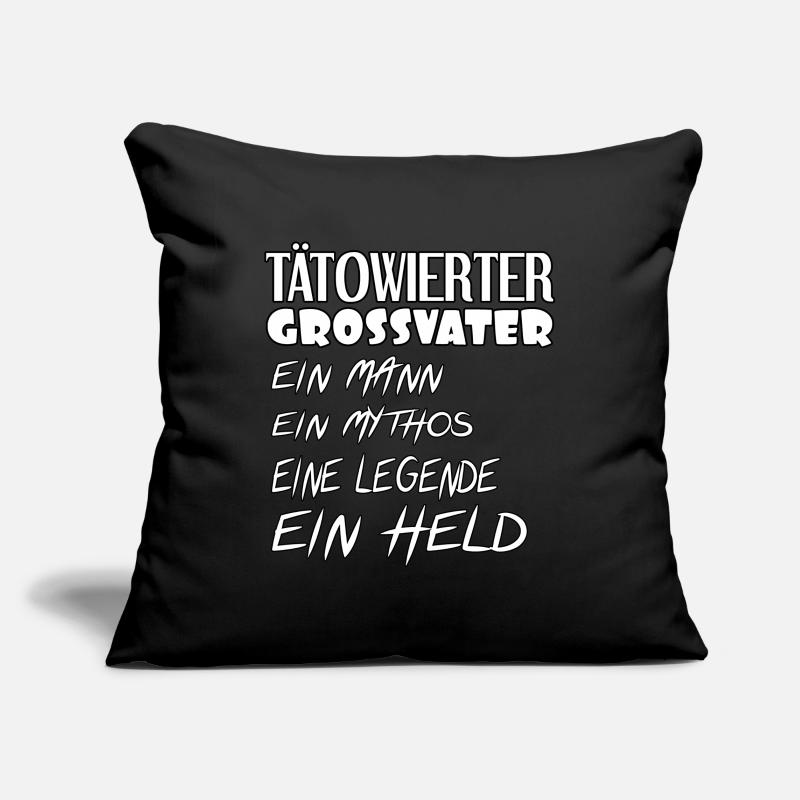Tätowierter Opa - ein Mann, ein Mythos... Sofakissenbezug 45 x 45 cm
