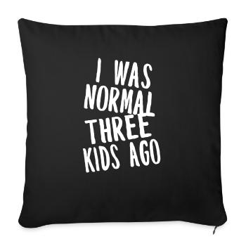 mummy - Sofa pillowcase 17,3'' x 17,3'' (45 x 45 cm) - black - Front