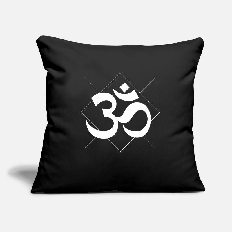 OM Zeichen Sofakissenbezug 45 x 45 cm
