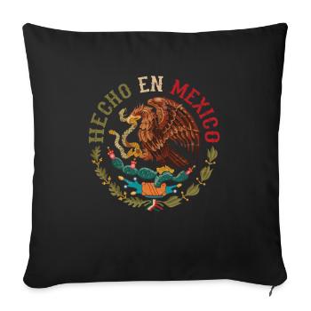 Mexiko - Sofakissenbezug 45 x 45 cm - Schwarz - Vorne