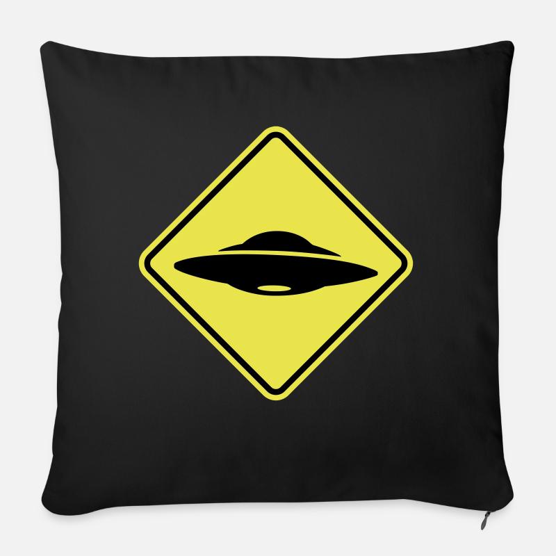 Alien - Housse de coussin décorative 45 x 45 cm - noir