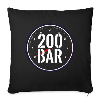 Diving – Shirt Holiday Sport Ocean Gift - Sofa pillowcase 17,3'' x 17,3'' (45 x 45 cm) - black - Front