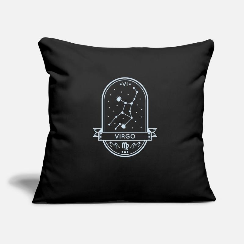 Constellation de la Vierge Housse de coussin décorative 45 x 45 cm