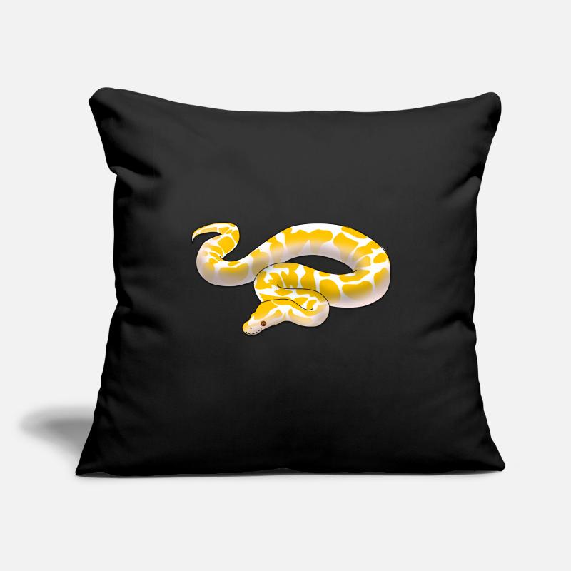 Albino ball python Python regius ballpython motif Sofa pillowcase 17,3'' x 17,3'' (45 x 45 cm)