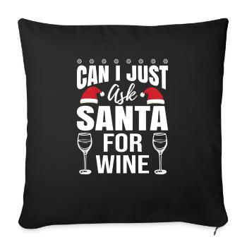 Ugly Christmas - Sofa pillowcase 17,3'' x 17,3'' (45 x 45 cm) - black - Front
