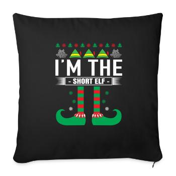 Ugly Christmas - Sofa pillowcase 17,3'' x 17,3'' (45 x 45 cm) - black - Front
