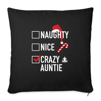 Ugly Christmas - Sofa pillowcase 17,3'' x 17,3'' (45 x 45 cm) - black - Front