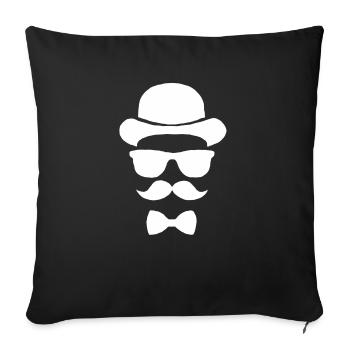 JGA bachelorette party wedding marry marriage - Sofa pillowcase 17,3'' x 17,3'' (45 x 45 cm) - black - Front