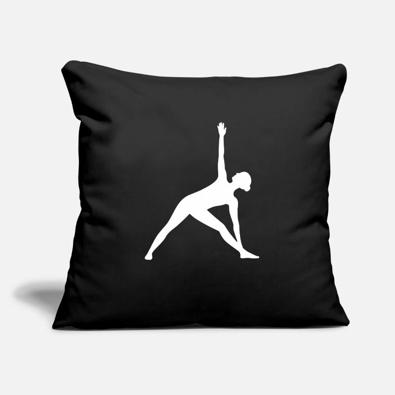 pose Housse de coussin décorative 45 x 45 cm