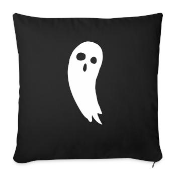 Ghost Ghost Halloween Gift - Sofa pillowcase 17,3'' x 17,3'' (45 x 45 cm) - black - Front