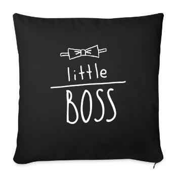 petit chef - Housse de coussin décorative 45 x 45 cm - noir - Devant