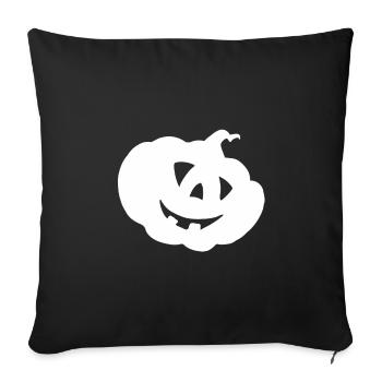 Halloween Gift Pumpkin Costume Pumpkin Pumpkin - Sofa pillowcase 17,3'' x 17,3'' (45 x 45 cm) - black - Front