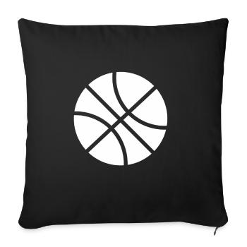 Basketball sport sport gift basketball player - Sofa pillowcase 17,3'' x 17,3'' (45 x 45 cm) - black - Front