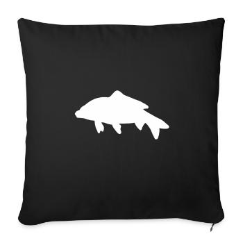 Fish marine animals shark fishes animal fish marine animal - Sofa pillowcase 17,3'' x 17,3'' (45 x 45 cm) - black - Front
