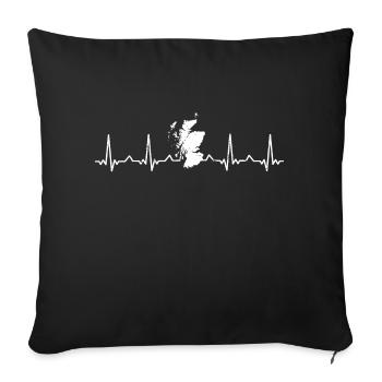 Scotland Scots Scottish flag Scottish - Sofa pillowcase 17,3'' x 17,3'' (45 x 45 cm) - black - Front
