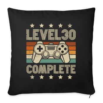 30 Years Retro Gaming 30 Birthday Gift - Sofa pillowcase 17,3'' x 17,3'' (45 x 45 cm) - black - Front