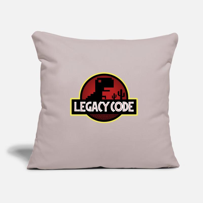 Code hérité Housse de coussin décorative 45 x 45 cm