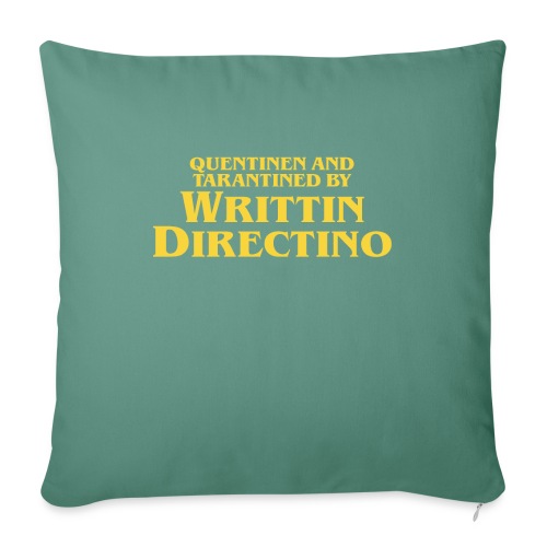 Writtin Directino - Sofa pillowcase 17,3'' x 17,3'' (45 x 45 cm)