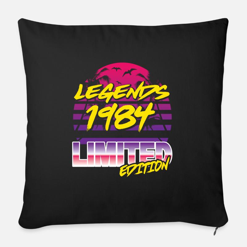 Legends 1984 Limited edition - Sofakissenbezug 45 x 45 cm - Schwarz