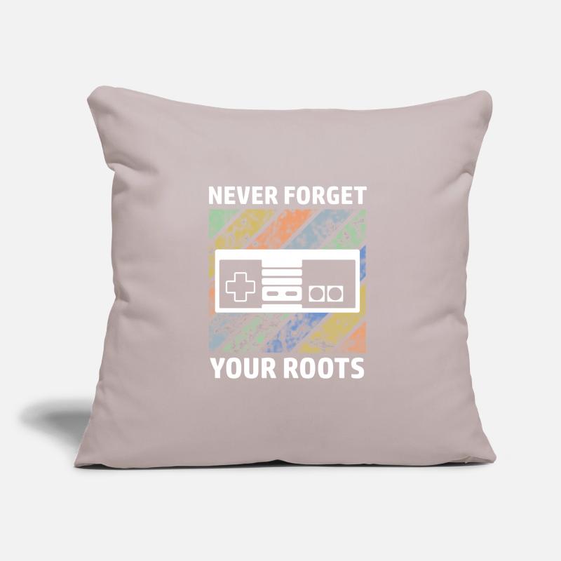 Gamer Controller Retrogamer Spruch Sofakissenbezug 45 x 45 cm