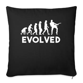 Bassist Bass Guitarre - Sofa pillowcase 17,3'' x 17,3'' (45 x 45 cm) - black - Front