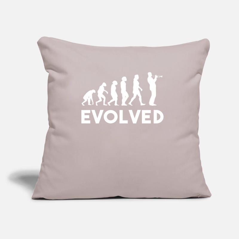 Trompete Evolution Sofakissenbezug 45 x 45 cm