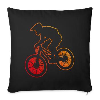 VTT Cyclisme Hommes VTT Cyclisme - Housse de coussin décorative 45 x 45 cm - noir - Devant