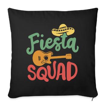 Cinco de Mayo Fiesta mexikanische Party - Sofakissenbezug 45 x 45 cm - Schwarz - Vorne