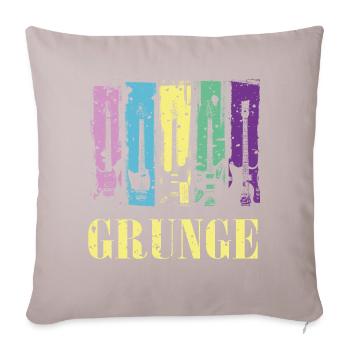 Grunge Guitar Color Pop Rock Vintage Style - Sofa pillowcase 17,3'' x 17,3'' (45 x 45 cm) - light taupe - Front