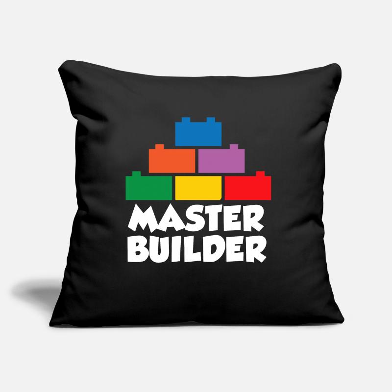 Brick Builder Brick Building Master Builder Sofa pillowcase 17,3'' x 17,3'' (45 x 45 cm)
