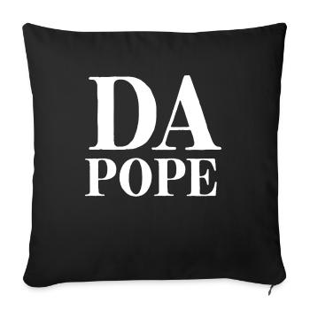 DA POPE Leo - Sofakissenbezug 45 x 45 cm - Schwarz - Vorne