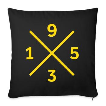 1953 Football Dresden Fan Hoodie, Bag, T-Shirt - Sofa pillowcase 17,3'' x 17,3'' (45 x 45 cm) - black - Front