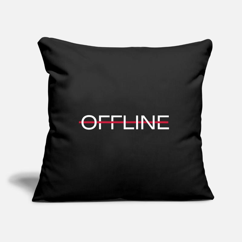 Ich bin offline Sofakissenbezug 45 x 45 cm