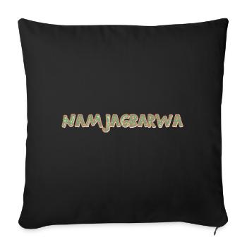 Gift for Namjagbarwa - Sofa pillowcase 17,3'' x 17,3'' (45 x 45 cm) - black - Front
