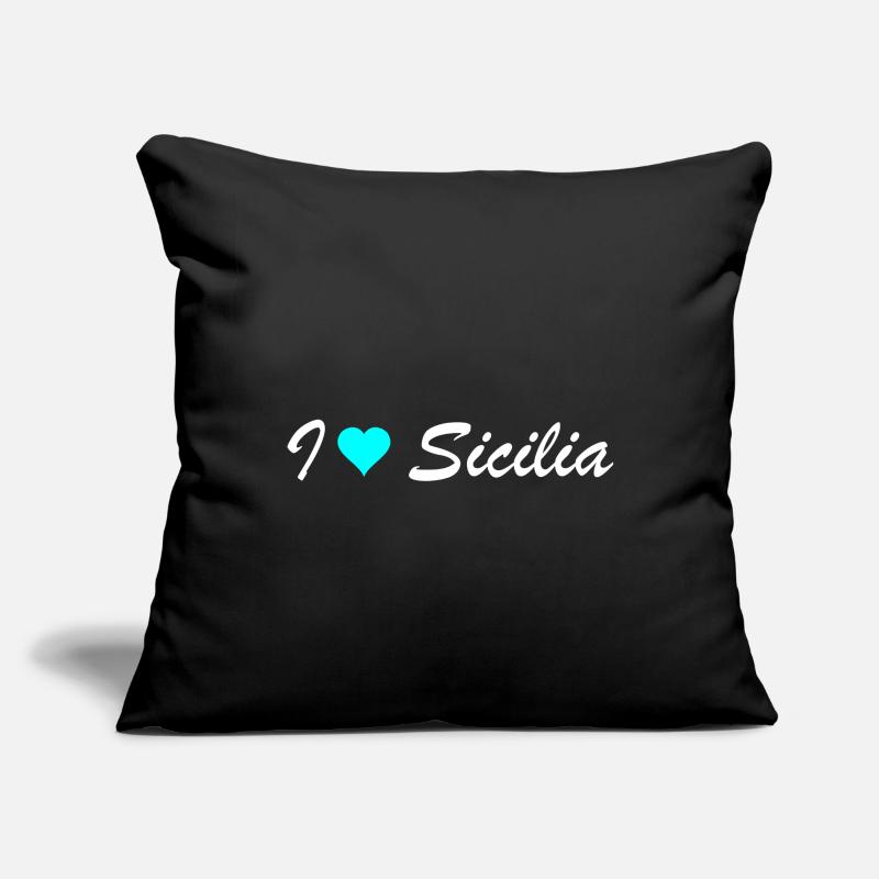 Sicile Housse de coussin décorative 45 x 45 cm