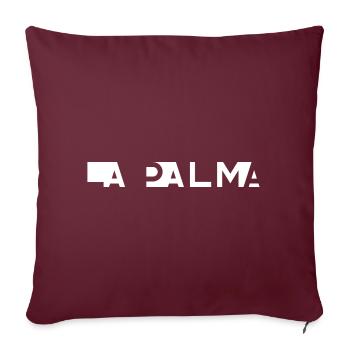 LA PALMA – Îles Canaries – Espagne - Housse de coussin décorative 45 x 45 cm - bordeaux - Devant
