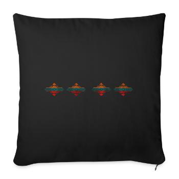 Wild Tribe Apparel - Sofakissenbezug 45 x 45 cm - Schwarz - Vorne