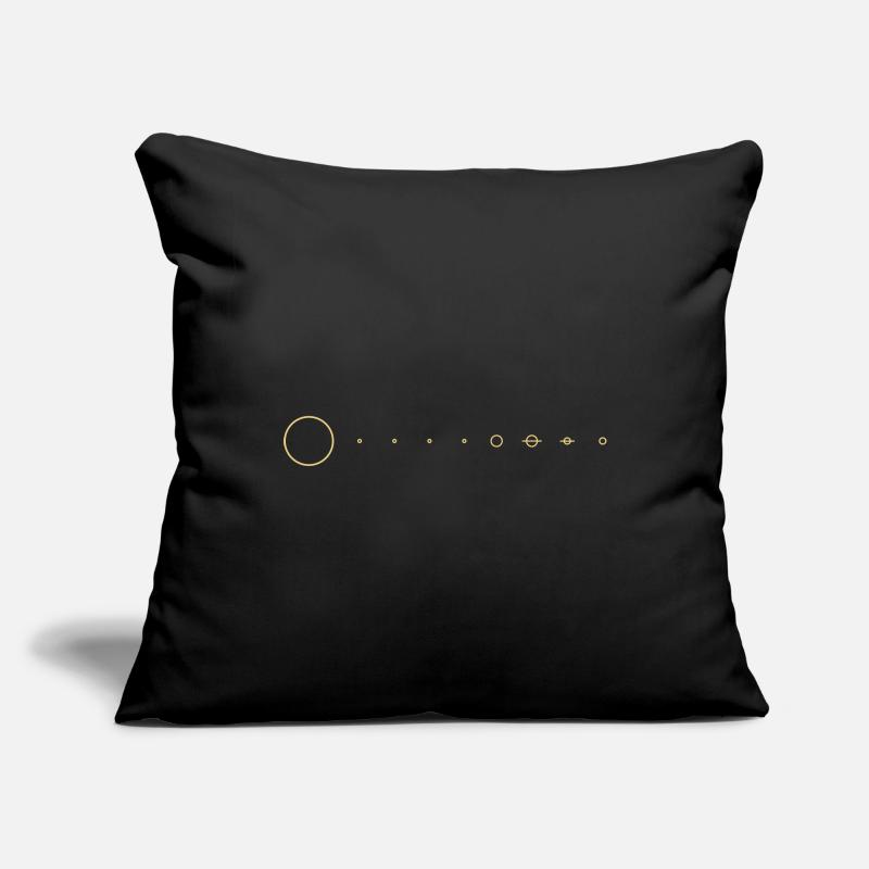 système solaire Housse de coussin décorative 45 x 45 cm
