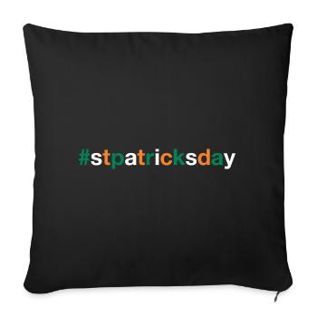 JOUR DE LA SAINT-PATRICK - Housse de coussin décorative 45 x 45 cm - noir - Devant