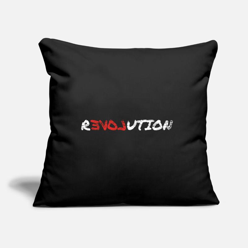 Révolution Housse de coussin décorative 45 x 45 cm