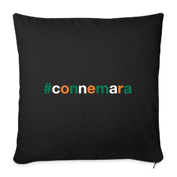 CONNEMARA Irish flag - Sofa pillowcase 17,3'' x 17,3'' (45 x 45 cm) - black - Front