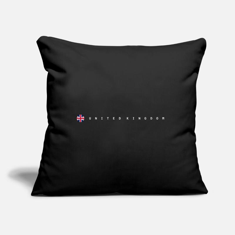 Drapeau du Royaume-Uni Housse de coussin décorative 45 x 45 cm