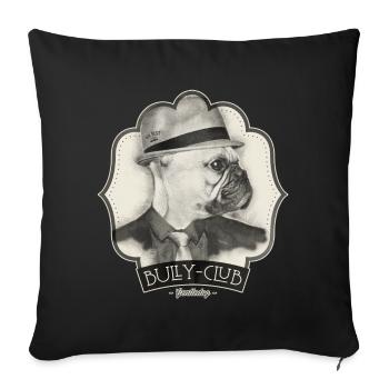 Bully-Club - Sofakissenbezug 45 x 45 cm - Schwarz - Vorne